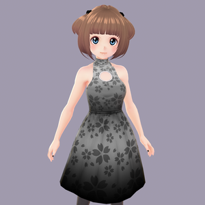 Sakura Vroid Pattern Dress