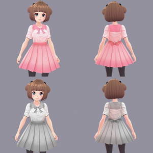 3 Vroid Uniform Dress