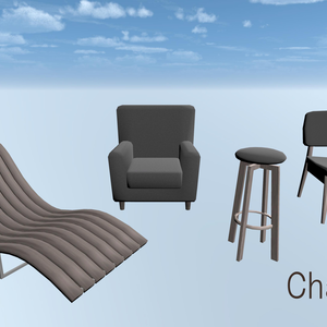 【VRChat】Chair_set_01・FREE