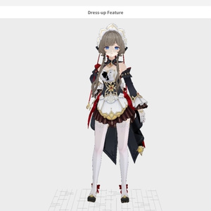 Sandrone VRM,Vroid,PMX MMD Download