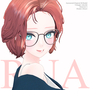 オリジナル3Dモデル「Rua」