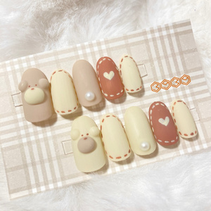 ネイルチップニュアンスカフェラテくまちゃん962専用 23e0ad16bc433008e2b7445fe4a719
