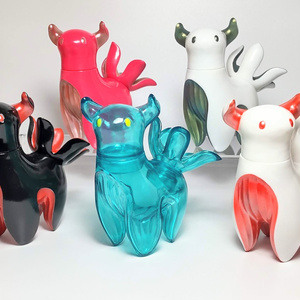 ひ*ん様 未開封 KO-ONI-BOT こおにボット ソフビ 白＆クリア 二体セ ひ