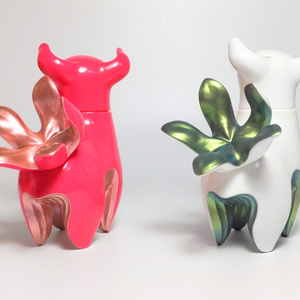 こおにボット 試作00号 (塗装済みソフビ人形) - molding mule - BOOTH