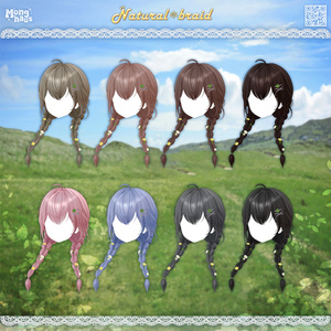 【14アバター対応】Natural braid hair☘️ 缩略图 23