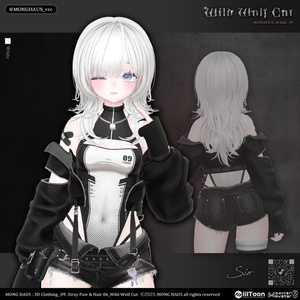 【20アバター対応】Wild Wolf Cut🔒 缩略图 17