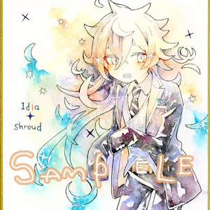 アズール アーシェングロット(twst)色紙イラスト - 百鬼夜行 - BOOTH