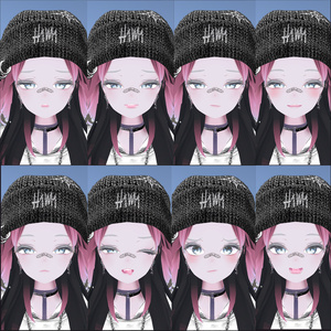 「8月31日まで！期間限定無料」【BlendShape】『Rurune』"A bit cooler" Custom Face ＋ Expressions 「ルルネ用」顔 +表情 缩略图 6