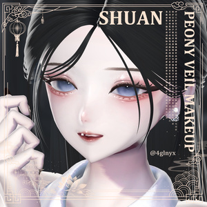 【5 Girl Avatars 】 Peony Veil Makeup 缩略图 13