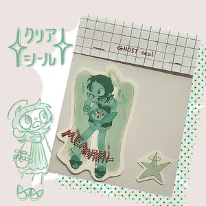 再販】女の園の星／クワガタボーイステッカーセット - Shucream Inc