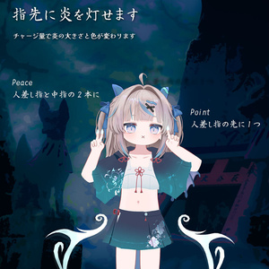 【8/31 12時にリリース予定！】蒼炎の水衣【衣装＆アバターギミック 5アバター対応 MA対応】 缩略图 6