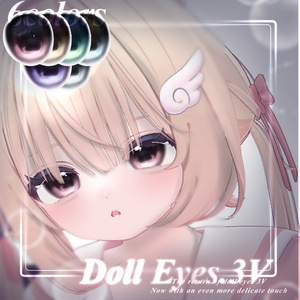【9アバター対応】𝐃𝐨𝐥𝐥 .𝟑♦ EYES PACK | ShapeKey Edition 缩略图 8
