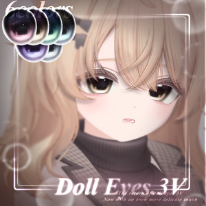 【9アバター対応】𝐃𝐨𝐥𝐥 .𝟑♦ EYES PACK | ShapeKey Edition 缩略图 5