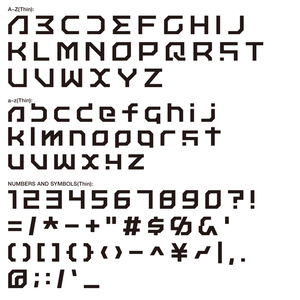 リフレクトフォント - Takafumi Senda - BOOTH