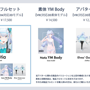 【VRC / VRM 対応3Dモデル】Notia ver4.03 缩略图 12