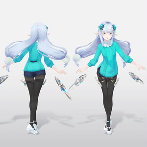 【VRC / VRM 対応3Dモデル】Notia ver4.01
