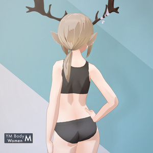 【VRC対応3D素体モデル】KRONOS YM Body ver4.00
