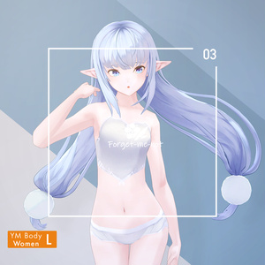 【VRC対応3D素体モデル】Notia YM Body ver1.00