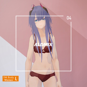【VRC対応3D素体モデル】kei YM Body ver1.00