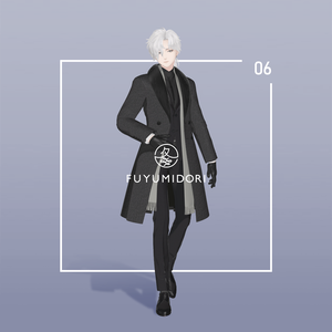 【VRC対応3D服飾モデル】FUYUMIDORI Classic Coat ver4.02