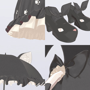 【VRC / VRM 対応3Dモデル】Undone Kittens ver4.05 缩略图 10
