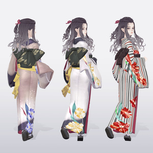 【VRC / VRM 対応3Dモデル】霞花 ver4.01