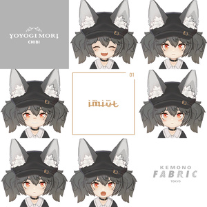 【VRC / VRM / Quest 対応3Dモデル】imiut CHIBI ver4.04 缩略图 6