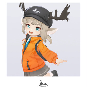 【VRC / VRM / Quest 対応3Dモデル】KRONOS CHIBI ver1.00