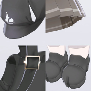 【VRC / VRM / Quest 対応3Dモデル】KRONOS CHIBI ver1.01 缩略图 10