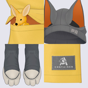 【VRC / VRM 対応3Dモデル】CONTAINER ver1.03 缩略图 9