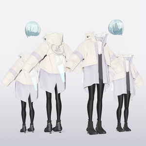 【VRC対応3D服飾モデル】NINE HATRA segment2_tuner ver5.00 缩略图 2