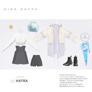 【VRC対応3D服飾モデル】NINE HATRA segment2_tuner ver5.00 缩略图 4