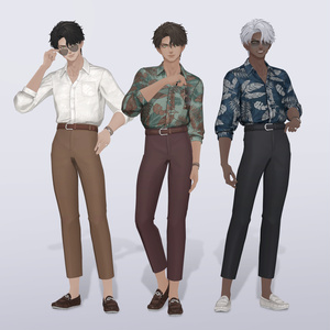 【VRC対応3D服飾モデル】FUYUMIDORI Resort Style ver1.00 缩略图 6