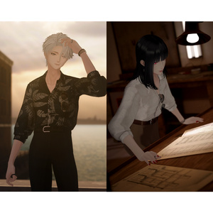 【VRC対応3D服飾モデル】FUYUMIDORI Resort Style ver1.00 缩略图 8