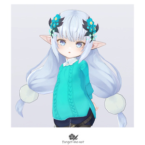 【VRC / VRM / Quest 対応3Dモデル】Notia CHIBI ver1.01 缩略图 2
