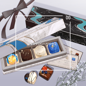 【VRC対応3D雑貨モデル】White Chocolate Quartet Gift ver1.00