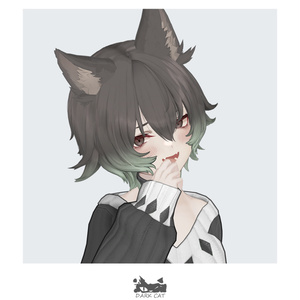 【VRC 対応3Dモデル】DARK CAT UNWELL ver1.04 缩略图 2