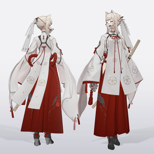 【VRC 対応3Dモデル】KAGURA ver1.04 缩略图 3