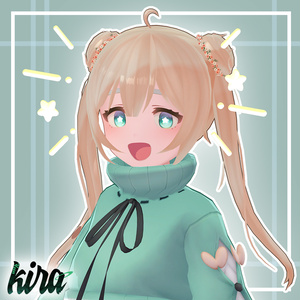 【VRC想定】Twin bun_hair