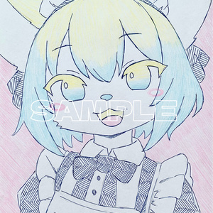A5原画＊オリジナル＊アナログ 直筆イラスト 一点物 134
