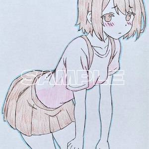 A5原画＊オリジナル＊アナログ 直筆イラスト 一点物 144