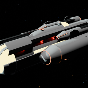 【3Dモデル】宇宙船