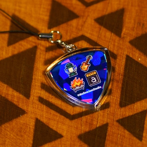 a2c Guitar Pick Strap (Diamond Blue Hologram) [aのアジト / a's Hideout]