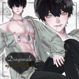 【水瀬-Minase】Diagonale eye+make+body texture