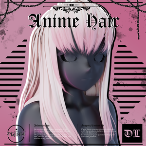 Anime Hair (VRChat Asset)