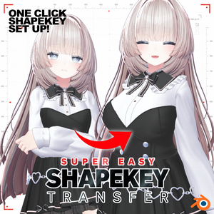 Super Easy Shapekey Transfer 【Blenderアドオン】