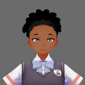 Afro Puff Ponytail Hair Preset