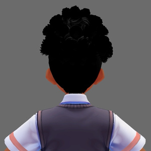 Afro Puff Ponytail Hair Preset