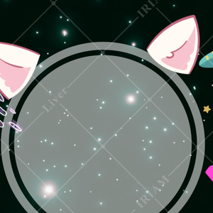 【宇宙猫シリーズ】IRIAMヘッダー