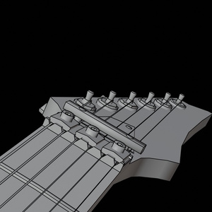 RG type Electric Guitar エレクトリックギター 3D model for VRChat等【MA設定済】 缩略图 11